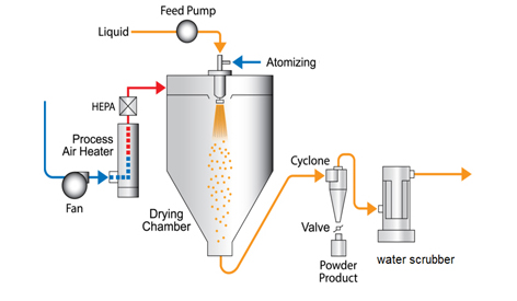 Guía completa para la obtención de polvo a partir de líquido mediante secador por aspersión